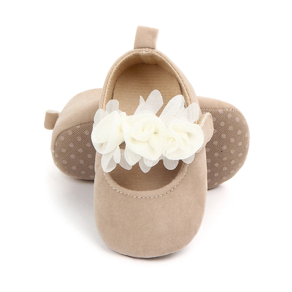 2025 New Cute Floral Baby Shoes For Newborn Infant Toddler Girl Princess Shoes Soft Sole Prewalker Anti-slip Baby Shoes 0-18M