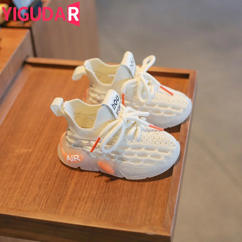Baby Shoes Newborn Girls Sneaker Boys First Walkers Kids Toddlers Soft Soles Non-slip Sneakers Baby Korean Style Shoes