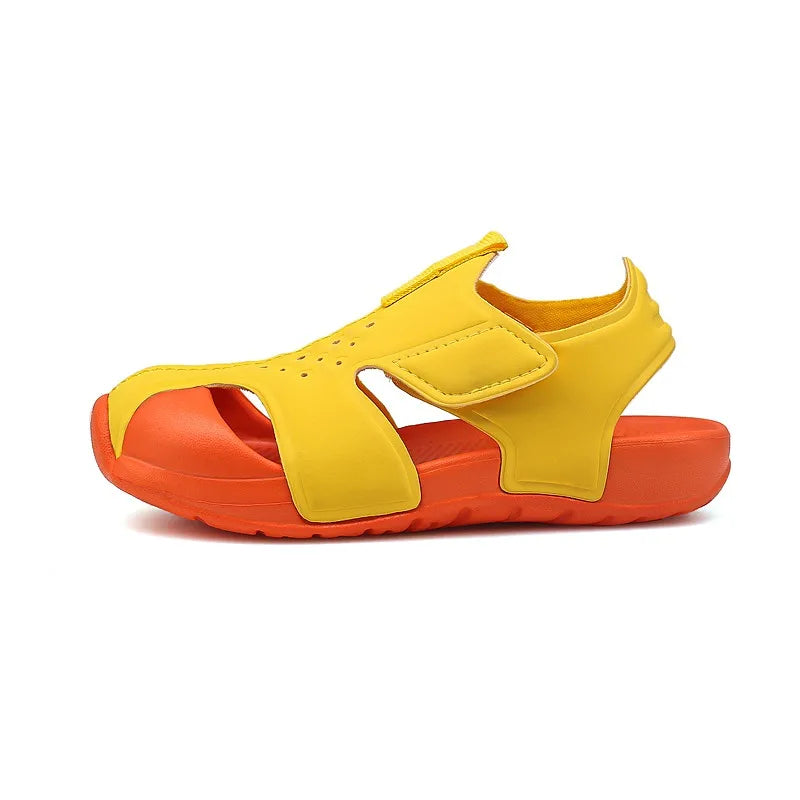 Summer Children's Beach Sandals Non-slip Soles Soft Comfortable Fashion Sports  Casual Boys Girls Baby Shoes Kids Flats Sandals